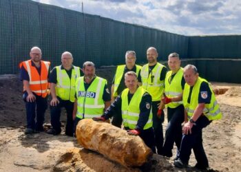 Weltkriegsbombe in Schwarzheide erfolgreich entschärft