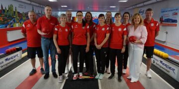 Aufsteiger ESV Lok Elsterwerda beim Bundesligaauftakt; Foto: ESV Lok Elsterwerda