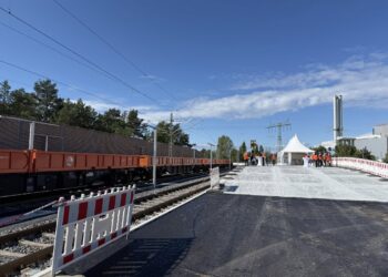 Neue Güter-Logistikstelle am Heizkraftwerk Cottbus eröffnet