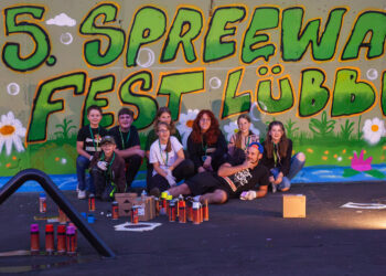 Jugendliche sprühen Vorfreude aufs Spreewaldfest in Lübben