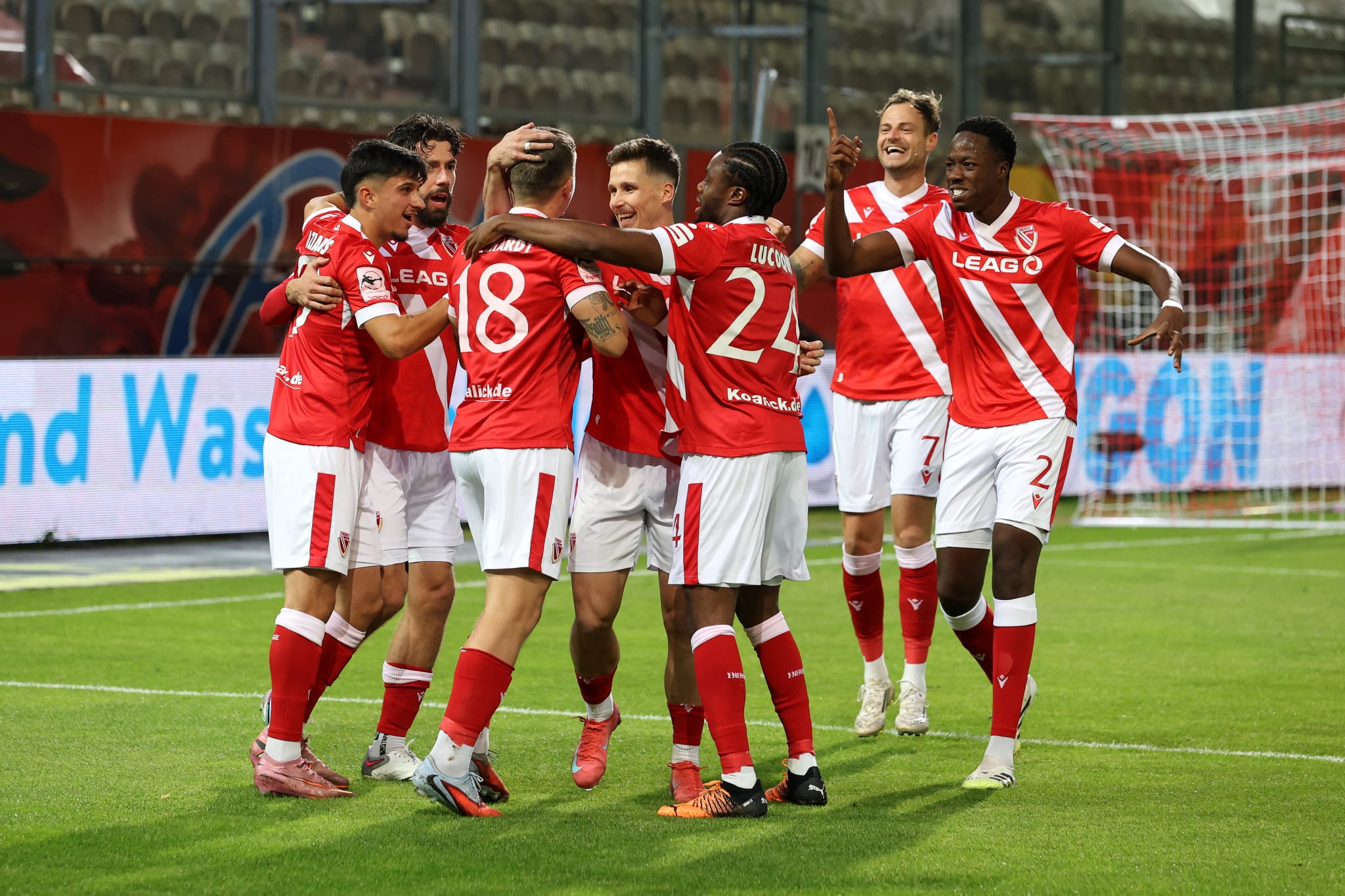 Energie Cottbus gewinnt gegen VfB Stuttgart II; Foto: Christiane Weiland