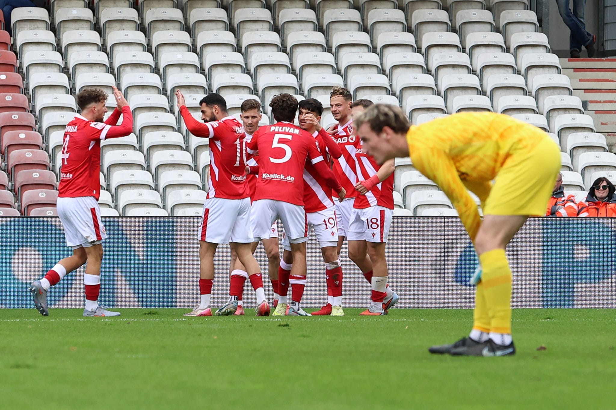 Energie Cottbus gegen TSV Havelse; Foto: Christiane Weiland