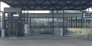 Aufzug am Cottbuser Bahnhofstunnel in Richtung Altstadt defekt
