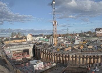 Baustelle in Lübbenau, Stand 3.11.2025