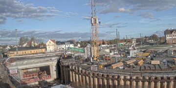 Baustelle in Lübbenau, Stand 3.11.2025