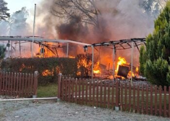 Brand Campingplatz Lamsfeld