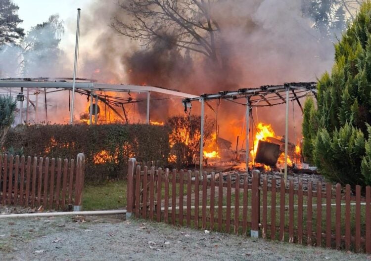 Brand Campingplatz Lamsfeld