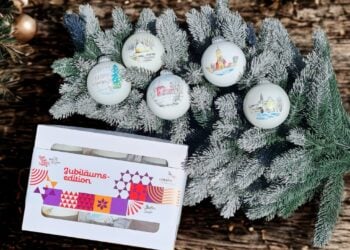 Heuschober & Schlossinsel zieren neue Lübbener Adventskugeln