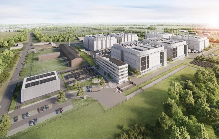 Schwarz Digits Datacenter; Grafik: schwarz digits Lübbenau Rendering