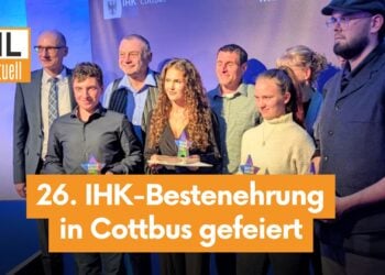 IHK Cottbus ehrte 30 Spitzenabsolventen für herausragende Leistungen