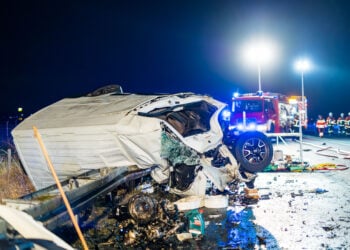 Tödlicher Unfall auf der B169; Foto: Blaulichtreport Lausitz
