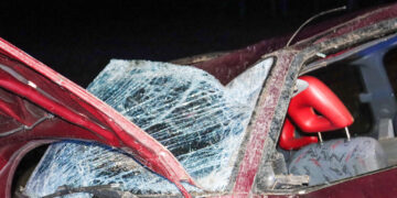 Unfall zwischen Auras und Schorbus; Foto: Blaulichtreport Lausitz