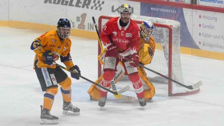 Bad Nauheim gegen die Lausitzer Füchse; Foto: A. Chuc