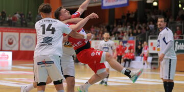 Handball Regionalliga Ostsee-Spree LHC Cottbus - HSV Insel Usedom 37-28; Foto: Steffen Beyer