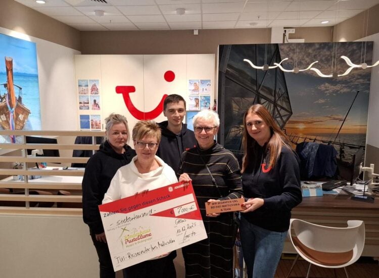 Reisebüro Mattuschka spendet ans Kinderhaus Pusteblume