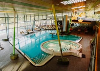 Die Spreewaldtherme in Burg (Spreewald); Foto: Spreewaldtherme