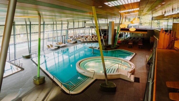 Die Spreewaldtherme in Burg (Spreewald); Foto: Spreewaldtherme