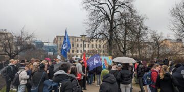 Cottbuser Schüler demonstrieren gegen beschlossene Wehrdienstreform