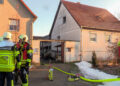 Hausbrand in Neuwiese; Foto: Blaulichtreport Lausitz