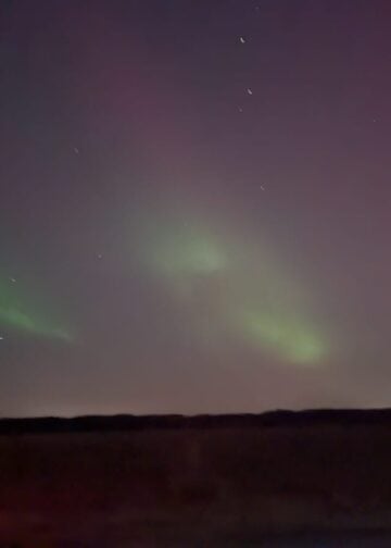 Polarlichter über Cottbus und der Lausitz am 19.01.2026