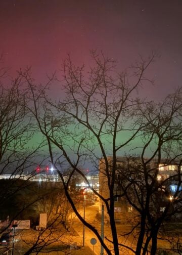 Polarlichter über Cottbus und der Lausitz am 19.01.2026