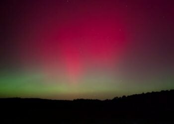 Polarlichter über Cottbus und der Lausitz am 19.01.2026