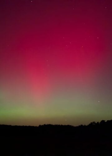 Polarlichter über Cottbus und der Lausitz am 19.01.2026