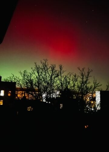 Polarlichter über Cottbus und der Lausitz am 19.01.2026