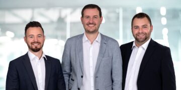 Allianz-Team Müller, Peschke, Quartier berät auf Handwerkermesse zu Baufinanzierung