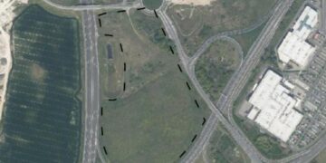 Geplantes Gewerbegebiet Waltersdorfer Dreieck