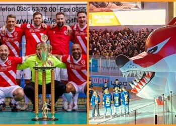 Sport: Energie Cottbus gewinnt Bretterknaller, Füchse verlieren doppelt