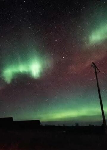Polarlichter über Cottbus und der Lausitz am 19.01.2026