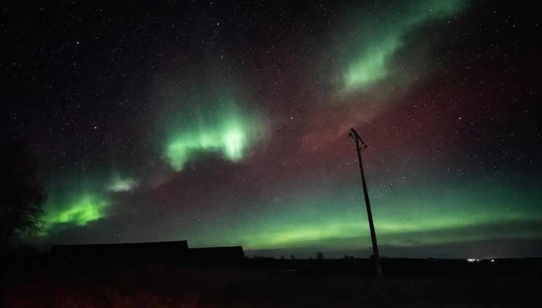 Polarlichter über Cottbus und der Lausitz am 19.01.2026
