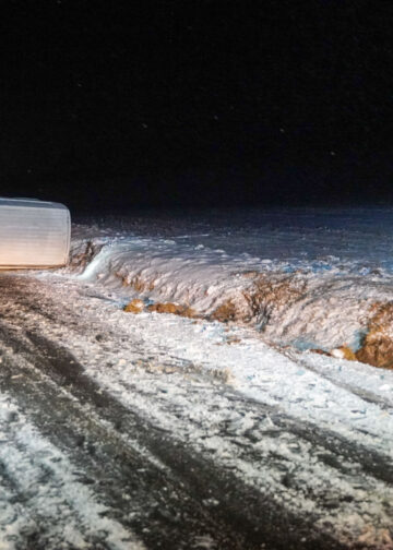 Unfall zwischen Elstra und Rehnsdorf; Foto: Blaulichtreport Lausitz