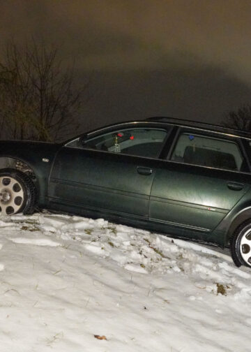Unfall nach Flucht in Kamenz; Foto: Blaulichtreport Lausitz