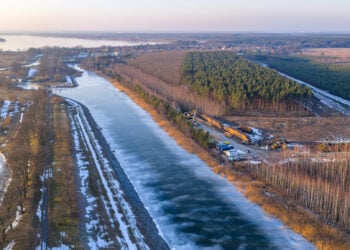 Glassandhale Kleinkoschen; Foto: LMBV