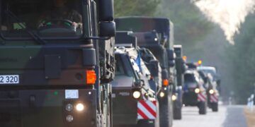 Bundeswehrkonvoi; Symbolbild: Bundeswehr/Riedel