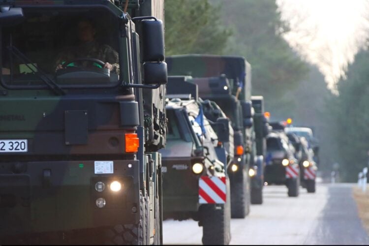 Bundeswehrkonvoi; Symbolbild: Bundeswehr/Riedel