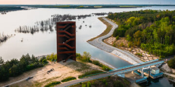 Rostiger Nagel Sedlitzer See Rosendorfer Kanal; Foto: LMBV