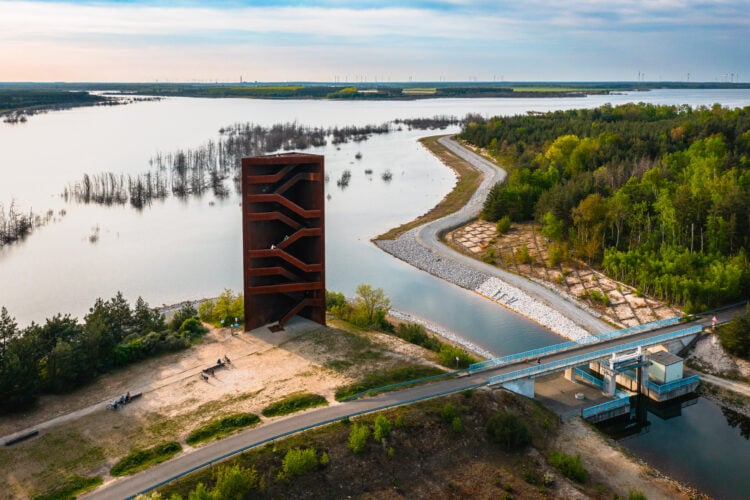 Rostiger Nagel Sedlitzer See Rosendorfer Kanal; Foto: LMBV
