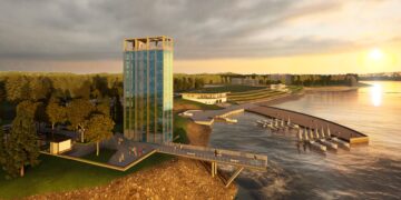 Planungen für den Scheibesee; Grafik: bauhoys planungsgesellschaft mbh Hoyerswerda