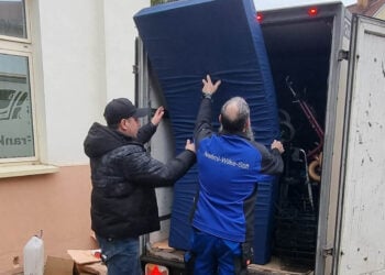 Gut verpackt geht die Spende auf die Reise in die Republik Moldau.  (Foto: DNWG/Christine Schultke)