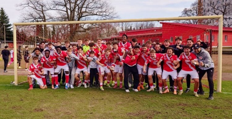 FC Energie Cottbus U19 siegt gegen VfB Stuttgart; Foto: Nachwuchsleistungszentrum Lausitzer Sportschule