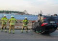Unfall am Samstag in Cottbus-Gallinchen; Foto: Blaulichtreport Lausitz