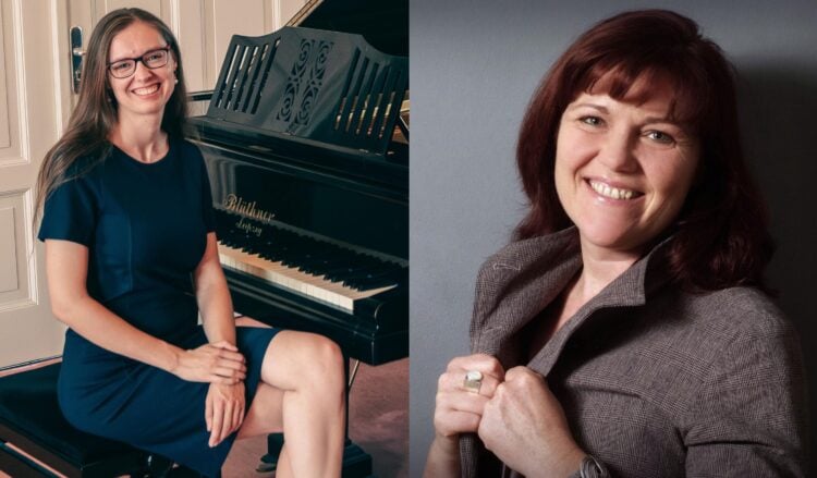 Aglaja Sprengel und Kerstin Domroes; Foto: Maerz/Goethe