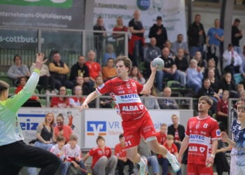 Handball Regionalliga Ostsee-Spree LHC Cottbus - Blau-Weiss 1890 Berlin; Foto: Steffen Beyer