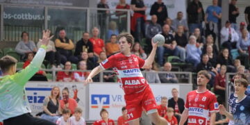 Handball Regionalliga Ostsee-Spree LHC Cottbus - Blau-Weiss 1890 Berlin; Foto: Steffen Beyer
