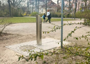 Foto LWG: Trinkbrunnen im Puschkinpark
