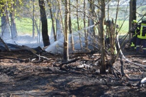 Flächenbrände auf 1.000 Quadratmetern bei Boblitz und Göritz