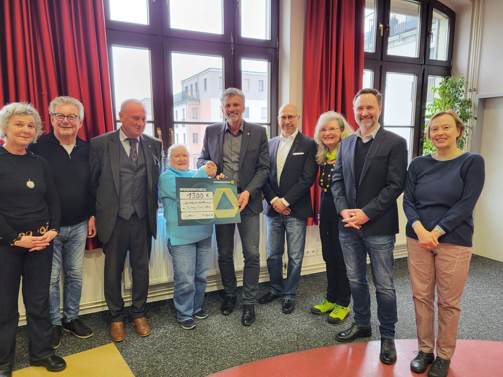 Lesefuchs Cottbus e.V. erhält 1.300 Euro Spende des Rotary Club Cottbus